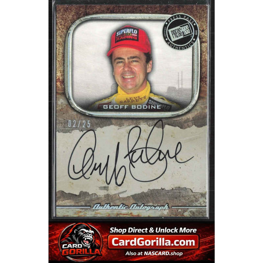 2010 Press Pass Legends #NNO Geoff Bodine Autographs Holofoil #/25