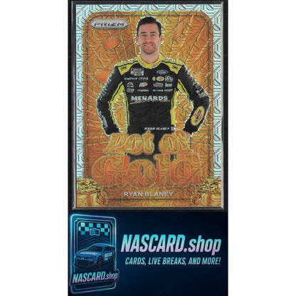 2024 Panini Prizm #11 Ryan Blaney Pot Of Gold Mojo #/25