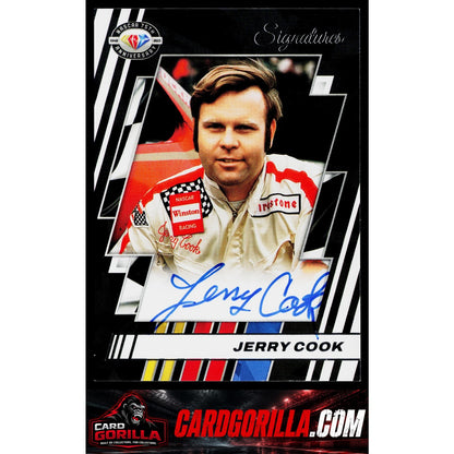 2023 Panini Prime #75-JC Jerry Cook NASCAR 75th Anniversary Signatures