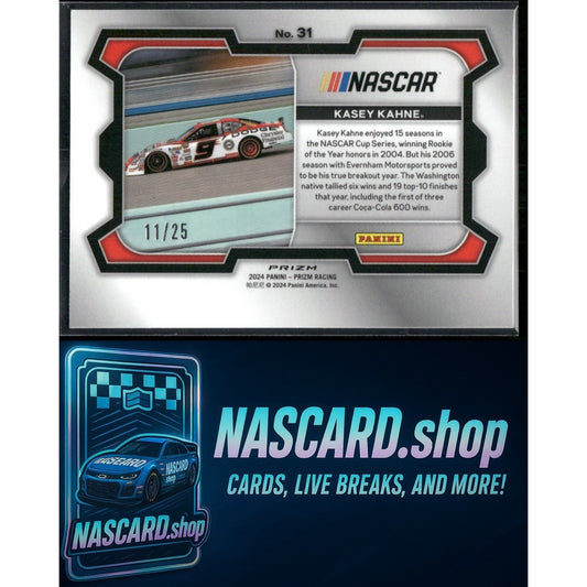 2024 Panini Prizm #31 Kasey Kahne Mojo #/25