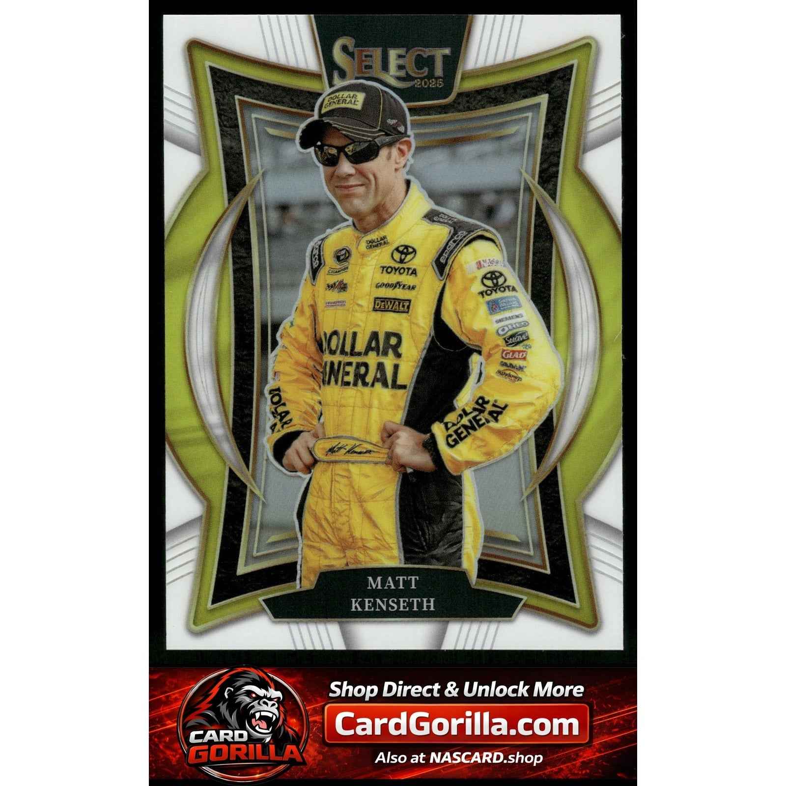 2025 Panini Select #27 Matt Kenseth White Prizms #/99