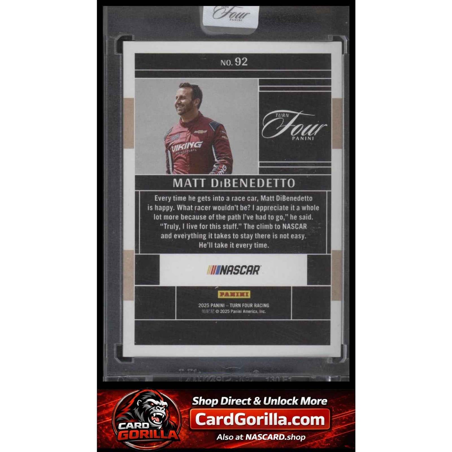 2025 Panini Turn Four #92 Matt DiBenedetto #/75