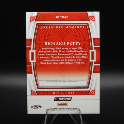 2023 Panini National Treasures Treasured Moments Richard Petty Holo Silver /49 - NASCARD.shop