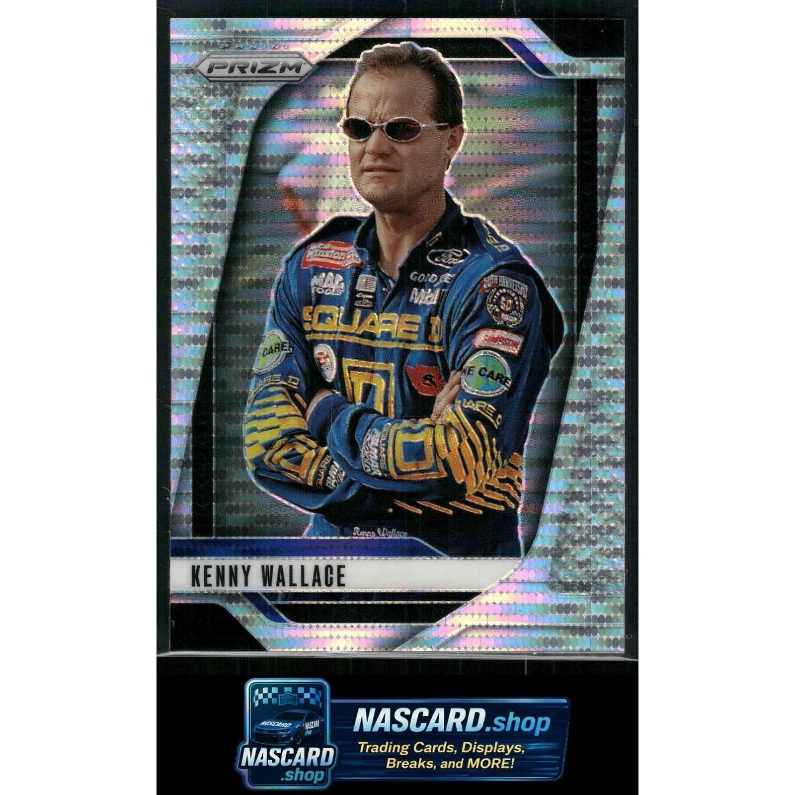 2025 Panini Prizm #96 Kenny Wallace Pulsar #/299