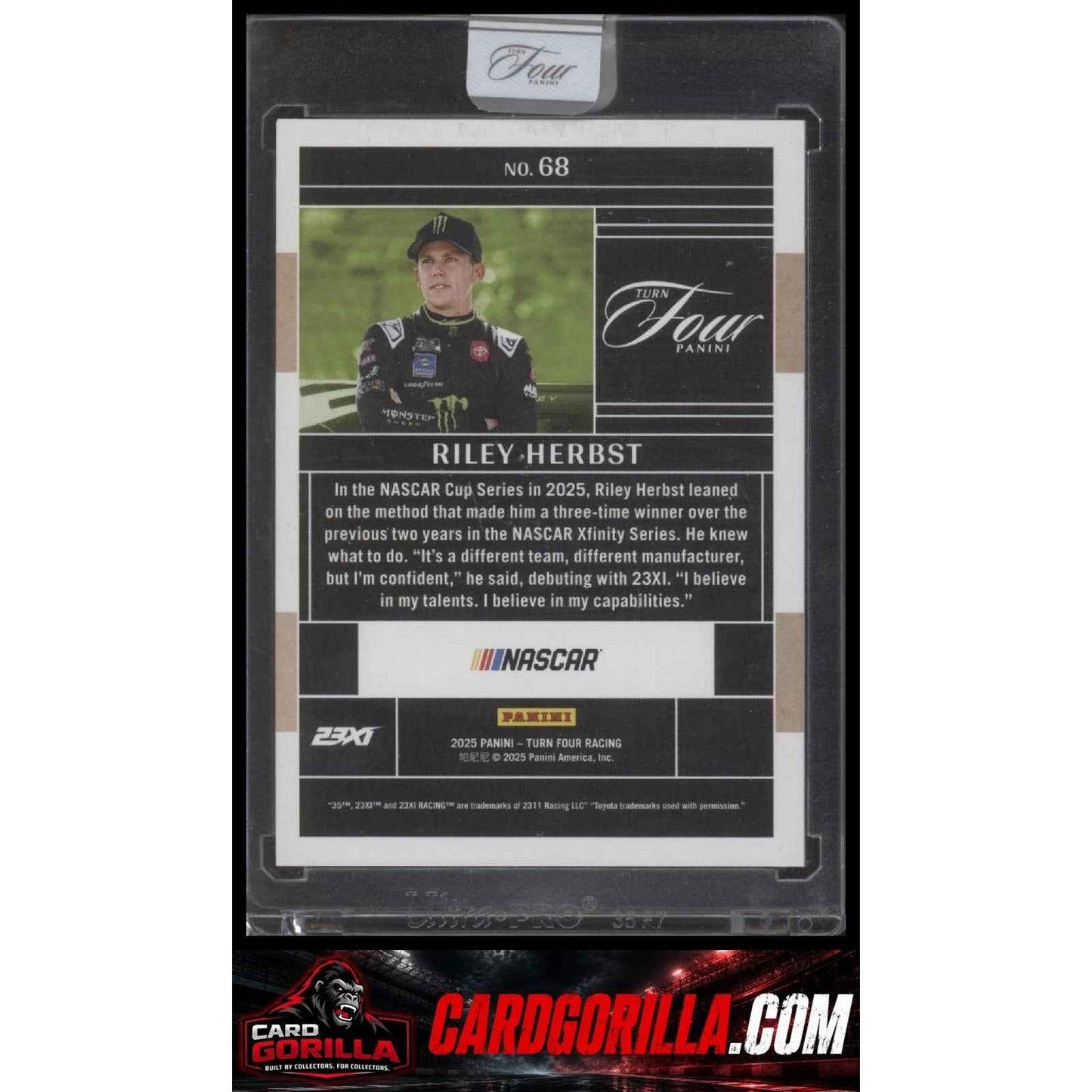 2025 Panini Turn Four #68 Riley Herbst #/75
