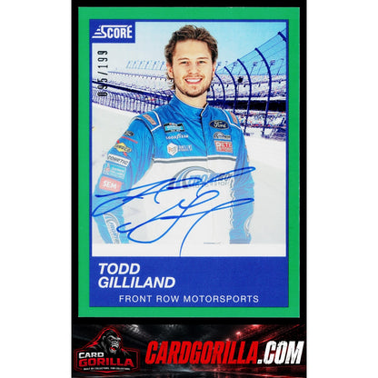 2020 Panini Chronicles #14 Todd Gilliland Score Autographs #/199