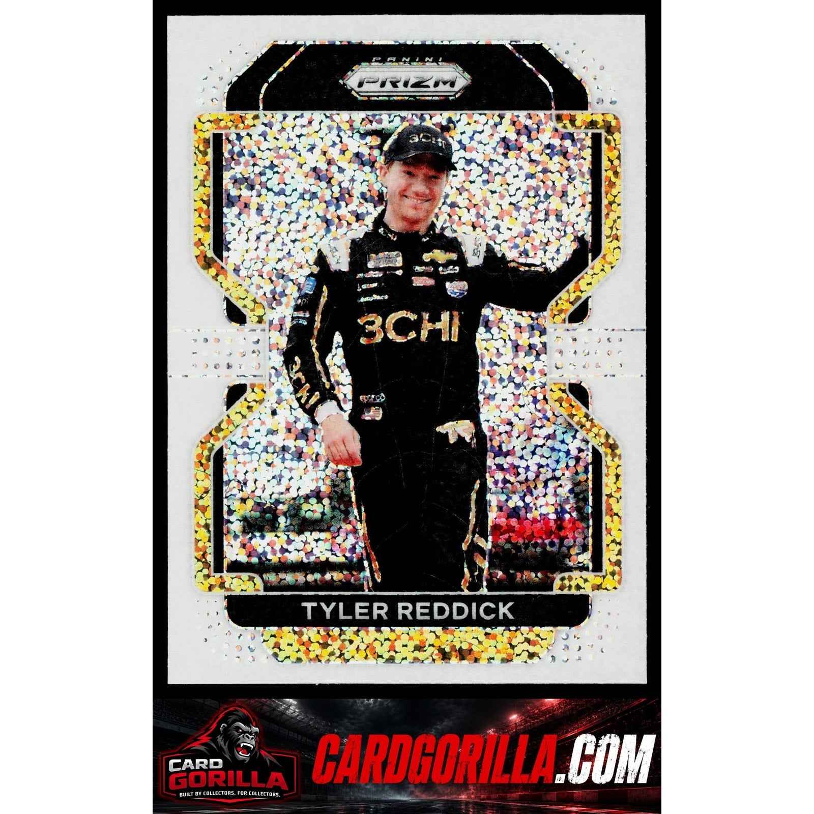 2022 Panini Prizm #31 Tyler Reddick White Sparkle Prizm