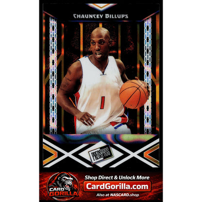 2024 Leaf Press Pass Pre-Production Proof Shimmer Gold Chauncey Billups #1/1