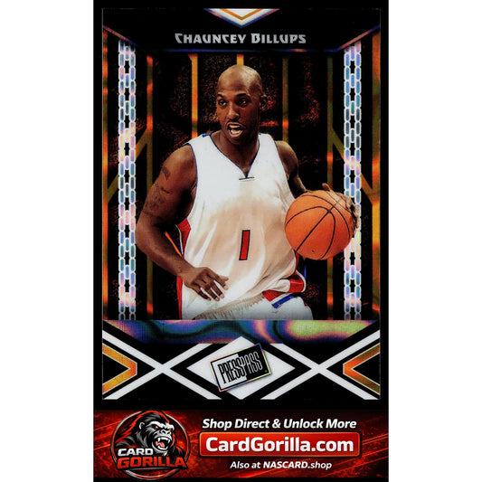 2024 Leaf Press Pass Pre-Production Proof Shimmer Gold Chauncey Billups #1/1