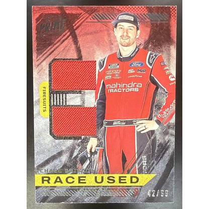 2023 Panini Prime Chase Briscoe #RUD-CBR Race Used Duals Firesuits MEM