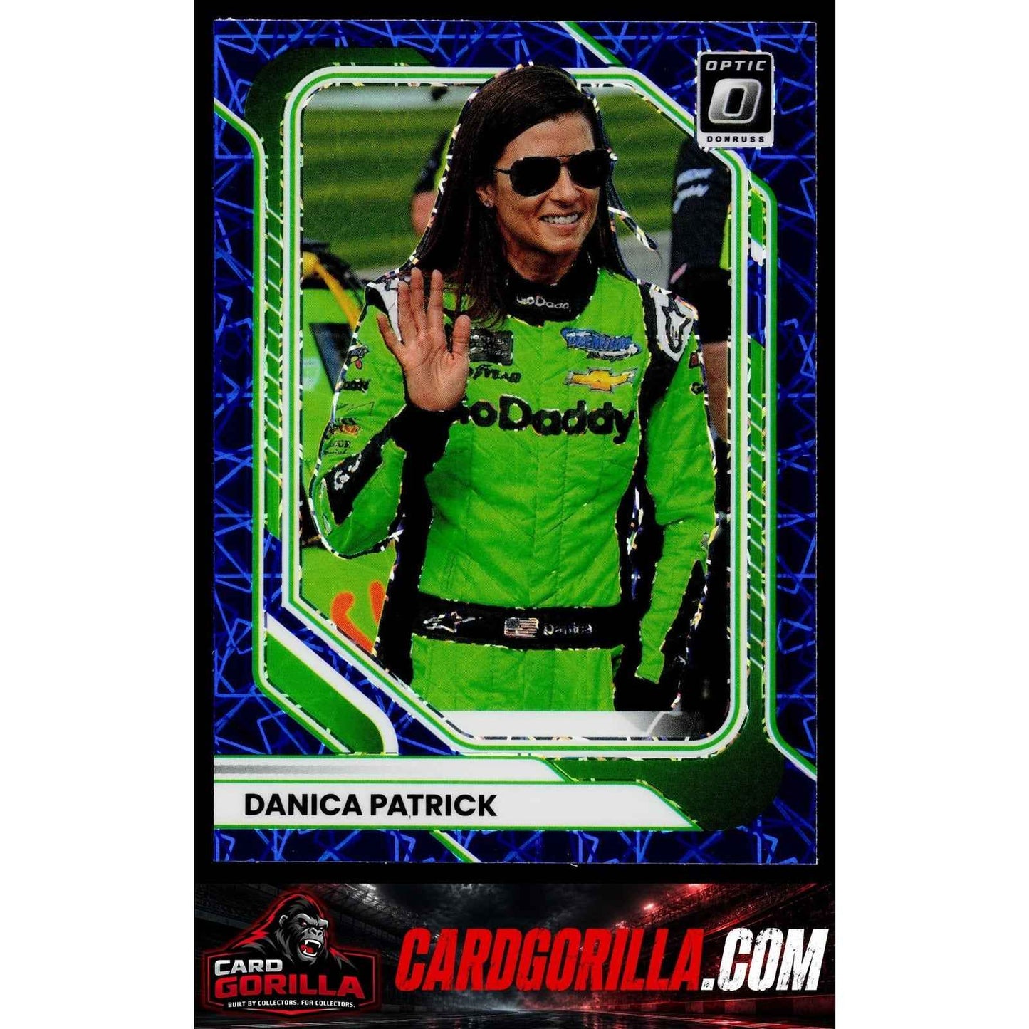 2026 Donruss #57 Danica Patrick Optic Blue Velocity
