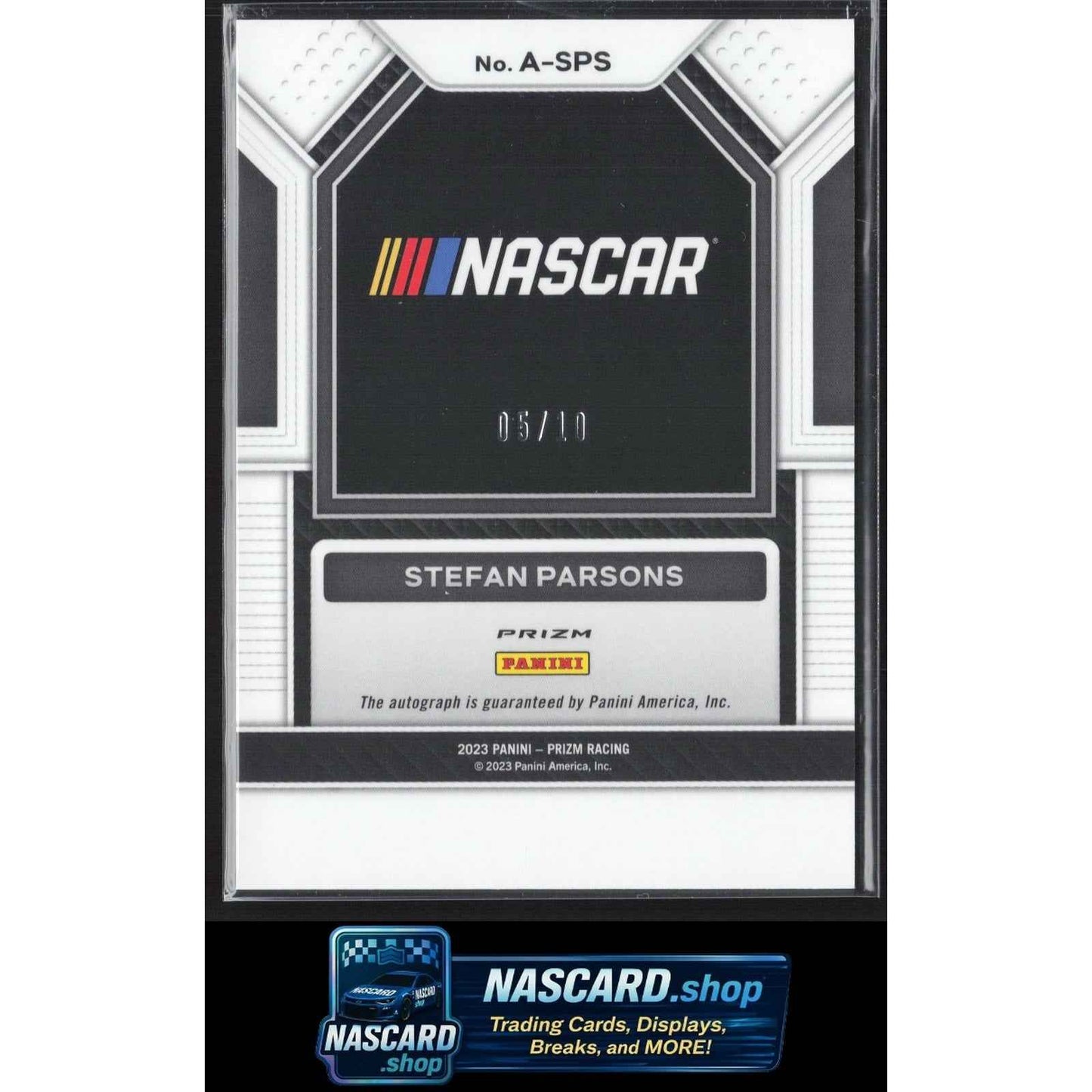 2023 Panini Prizm #A-SPS Stefan Parsons Autographs Gold Prizm #/10