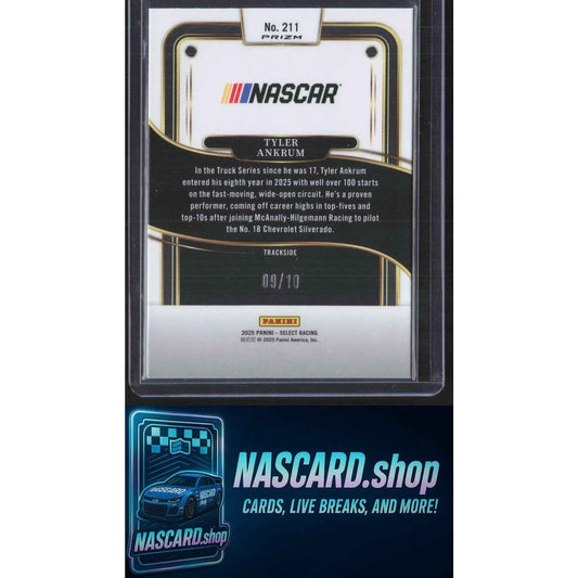 2025 Panini Select #211 Tyler Ankrum Gold Prizms #/10
