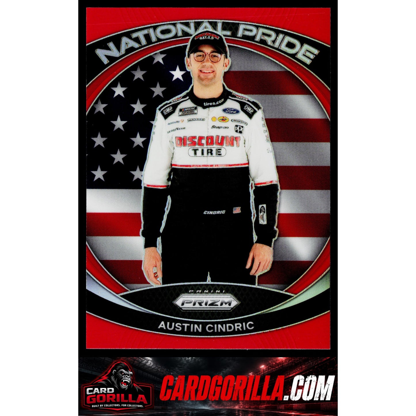 2024 Panini Prizm #1 Austin Cindric National Pride Red #/99