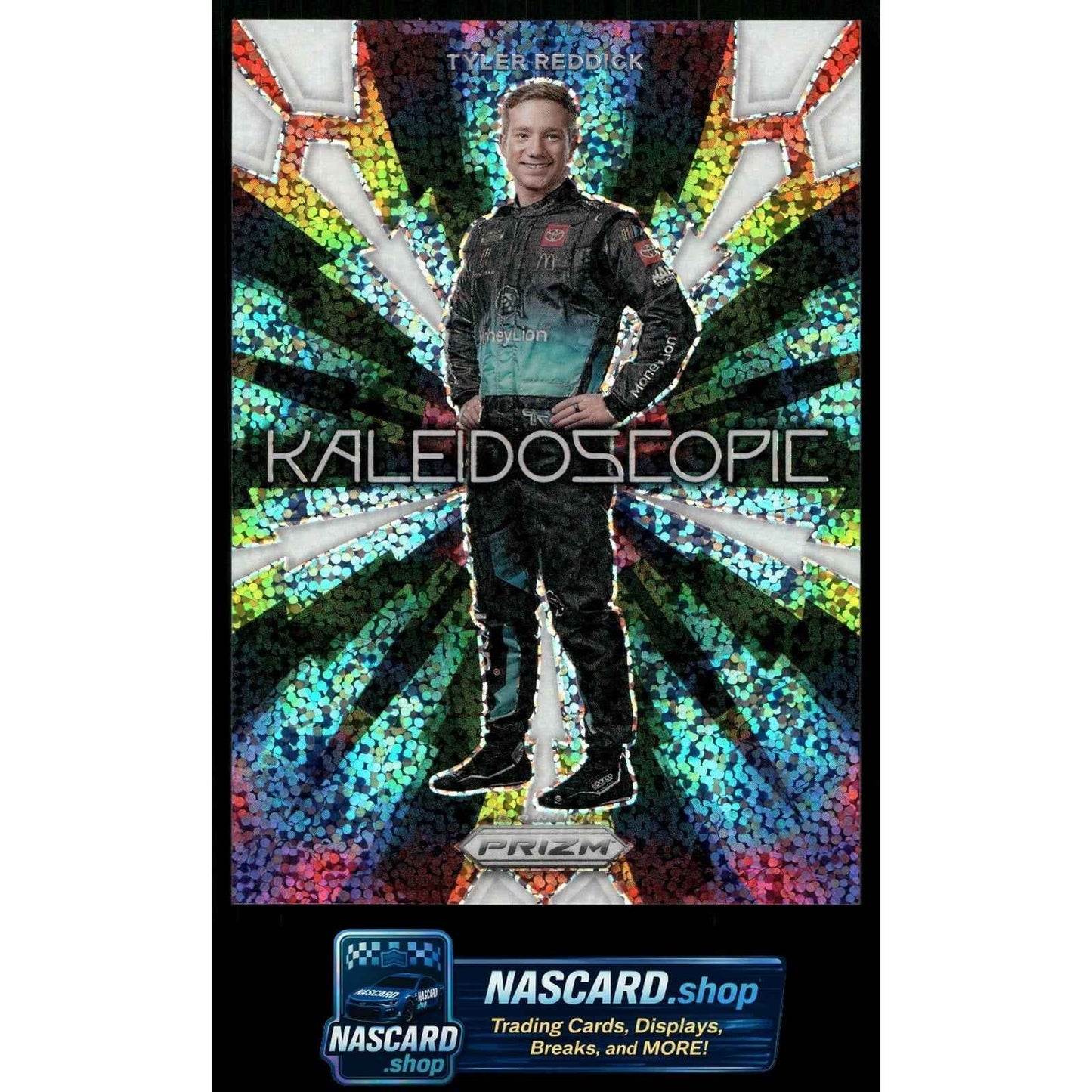 2023 Panini Prizm #K9 Tyler Reddick Kaleidoscopic White Sparkle Prizm