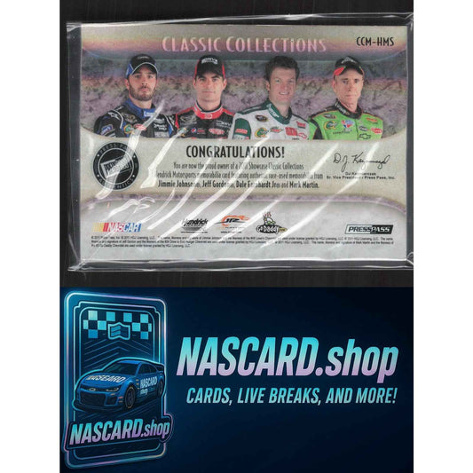 2011 Press Pass Johnson Gordon Earnhardt Jr Martin Classic Collections /45