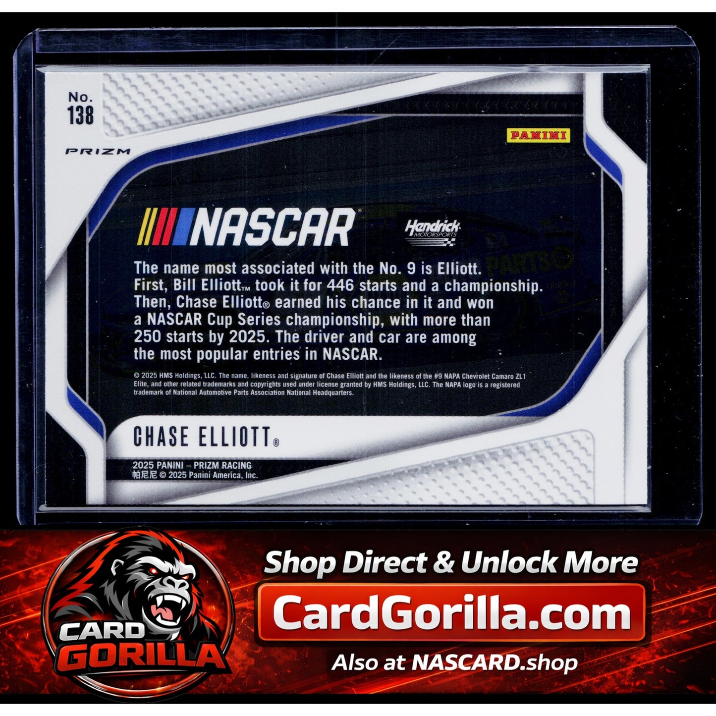 2025 Panini Prizm #138 Chase Elliott Silver