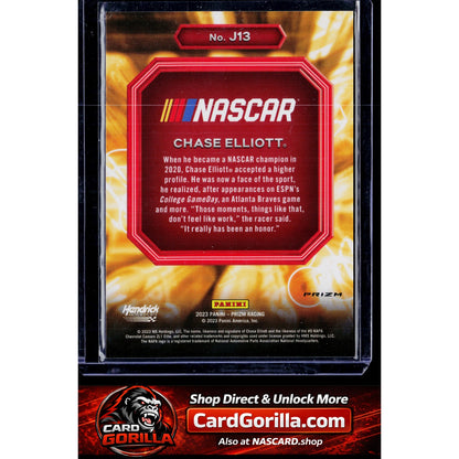 2023 Panini Prizm #J13 Chase Elliott Jackpot