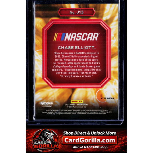 2023 Panini Prizm #J13 Chase Elliott Jackpot
