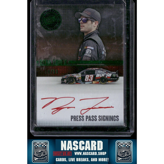2014 Press Pass Signings #PPS-RT Ryan Truex Press Pass Signings Green #/50