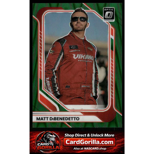 2026 Donruss #69 Matt DiBenedetto Optic Green Swirl #7/7