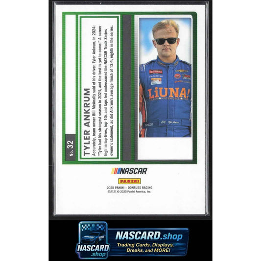 2025 Donruss #32 Tyler Ankrum Red #/299