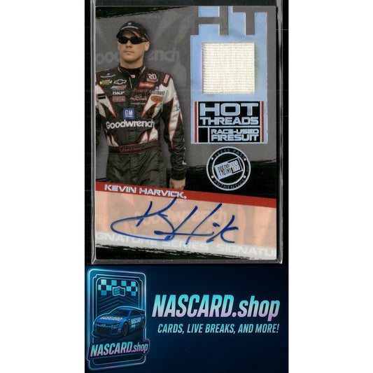 2006 Press Pass Premium Vault Kevin Harvick Hot Threads Autographs - NASCARD.shop