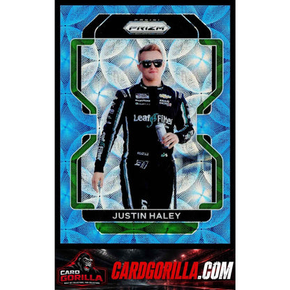 2022 Panini Prizm #18 Justin Haley Carolina Blue Scope #/99
