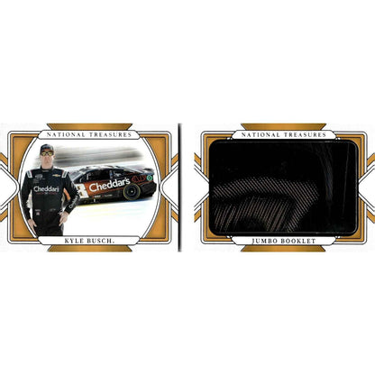 2025 Panini National Treasures #JBT-KYB Kyle Busch Jumbo Booklet Tire #/25