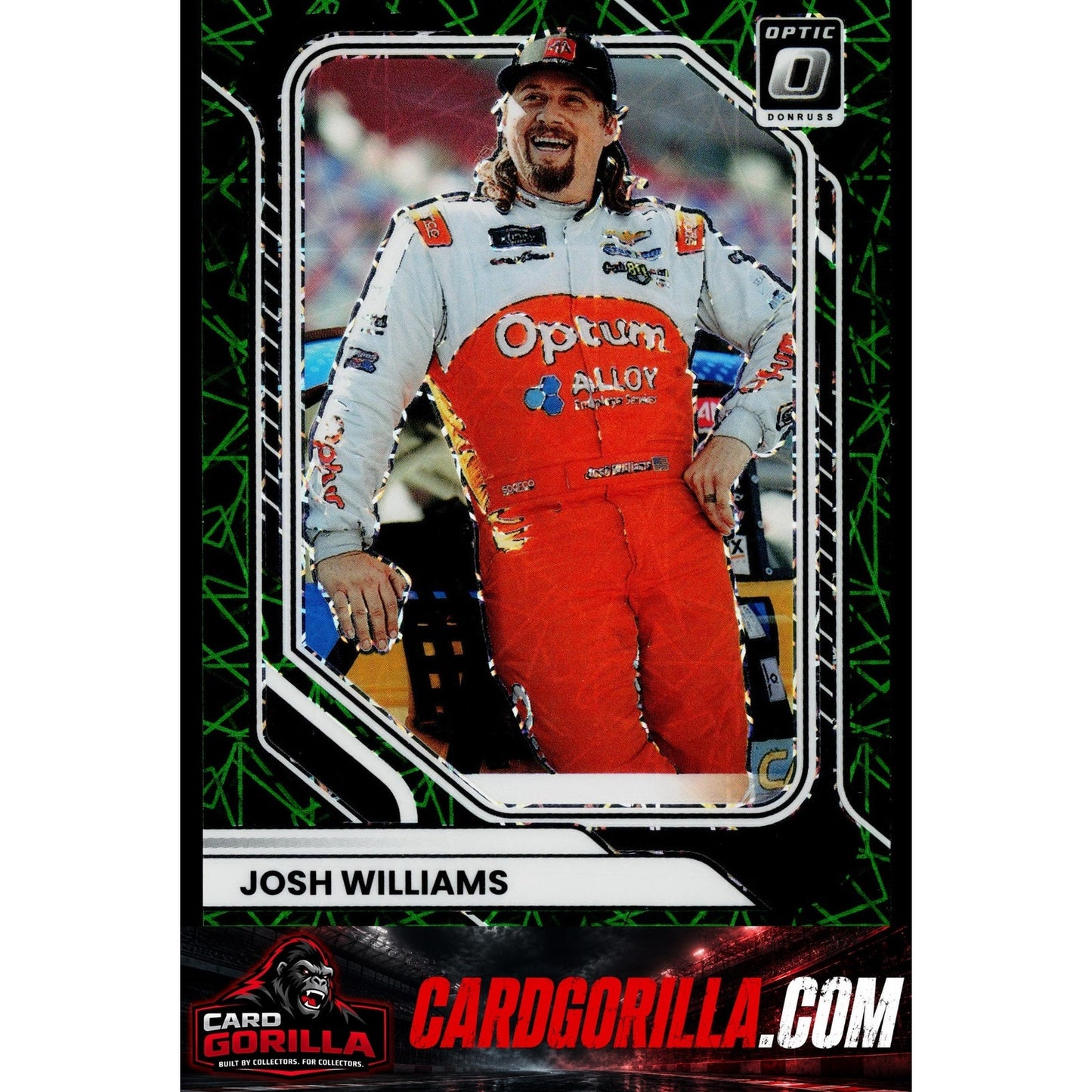 2026 Donruss #66 Josh Williams Optic Green Velocity #/99