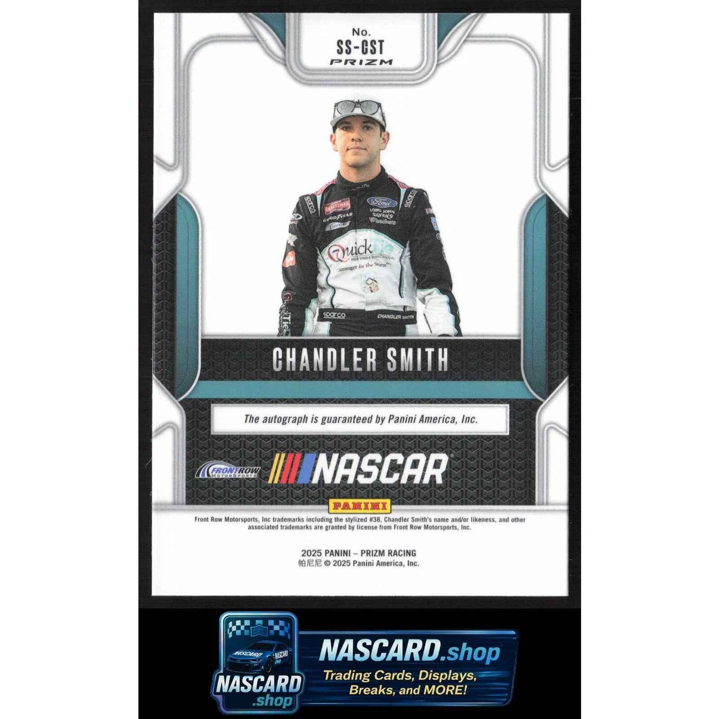 2025 Panini Prizm #SS-CST Chandler Smith Sensational Signatures