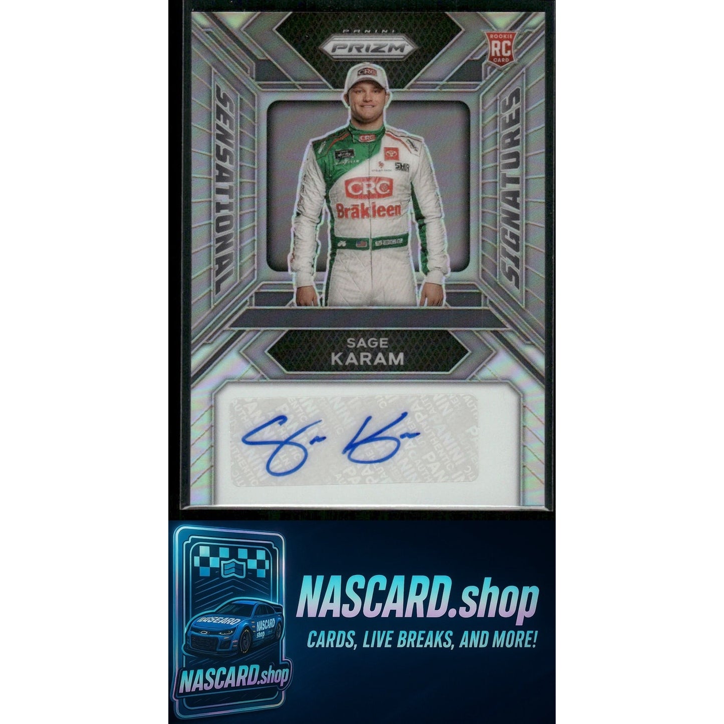 2024 Panini Prizm #SS-SKM Sage Karam Sensational Signatures