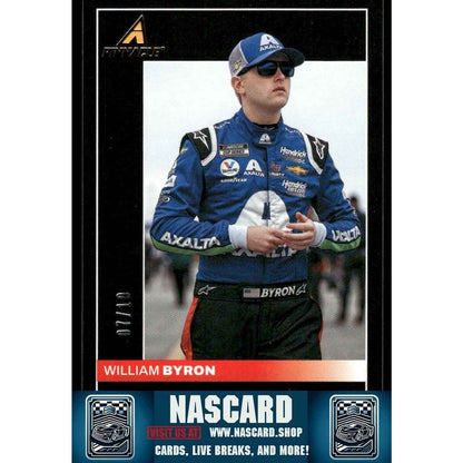2022 Panini Chronicles - Pinnacle Gold William Byron #12 /10 - NASCARD.shop