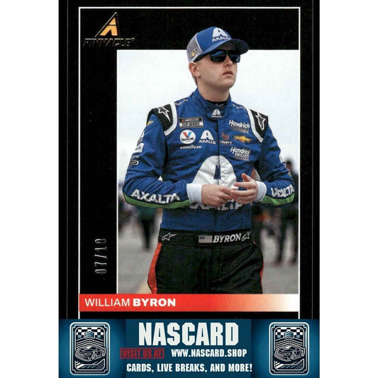 2022 Panini Chronicles - Pinnacle Gold William Byron #12 /10 - NASCARD.shop
