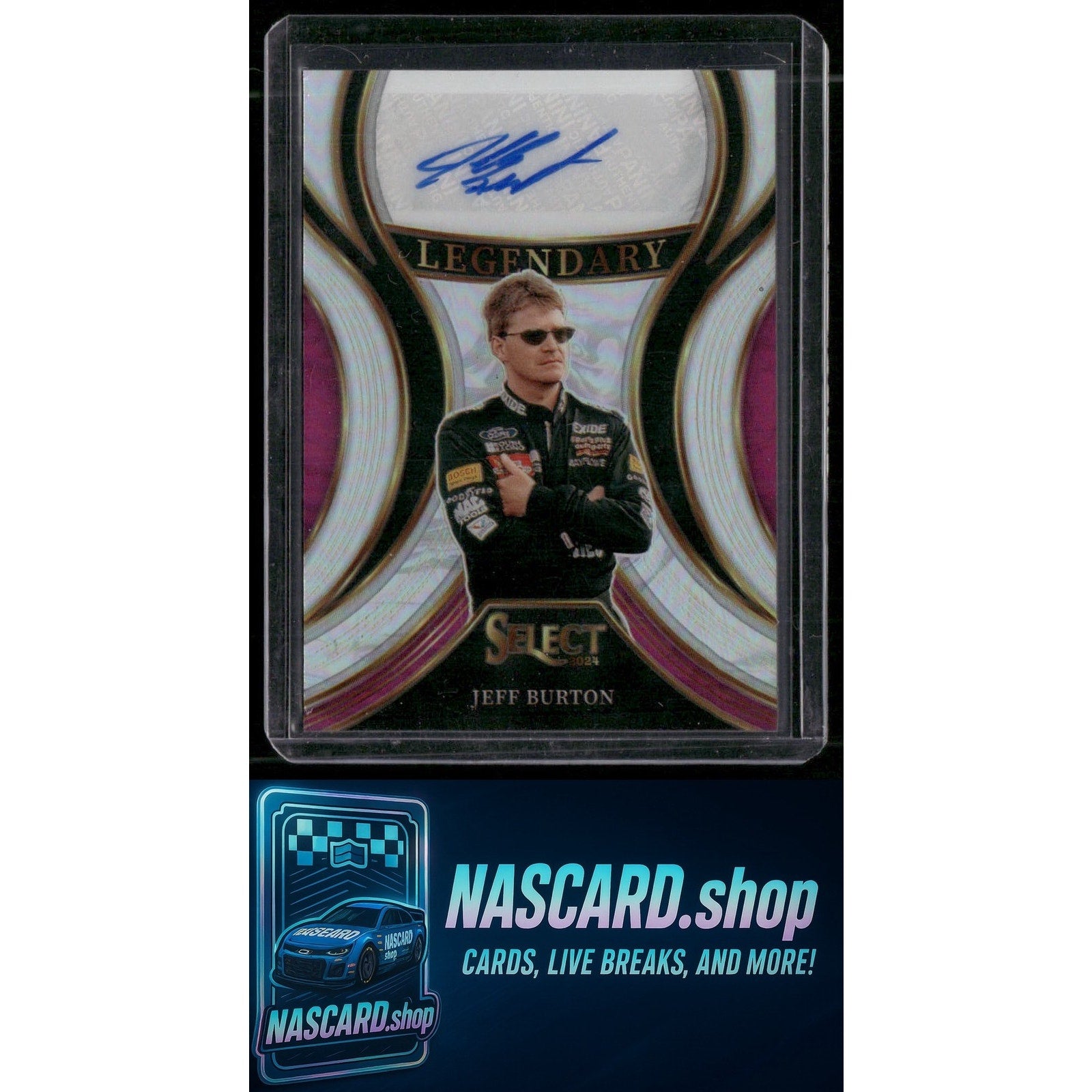 2024 Panini Select #LS-JBT Jeff Burton Legendary Signatures - NASCARD.shop