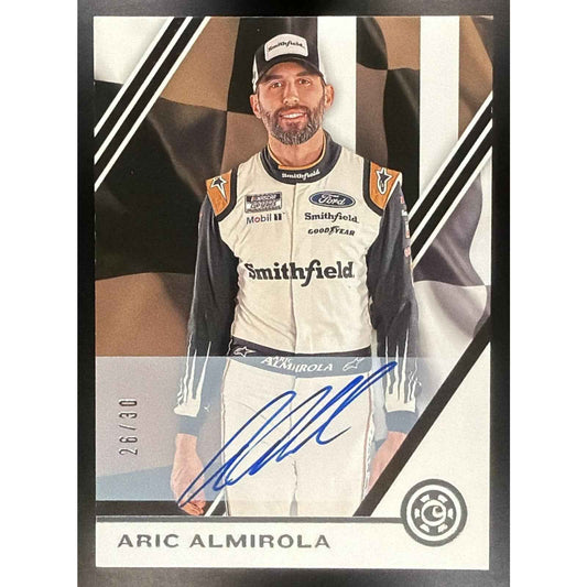2020 Panini Chronicles Aric Almirola #8 Auto 26/30