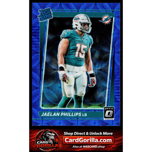 2021 Donruss Optic #254 Jaelan Phillips Blue Scope