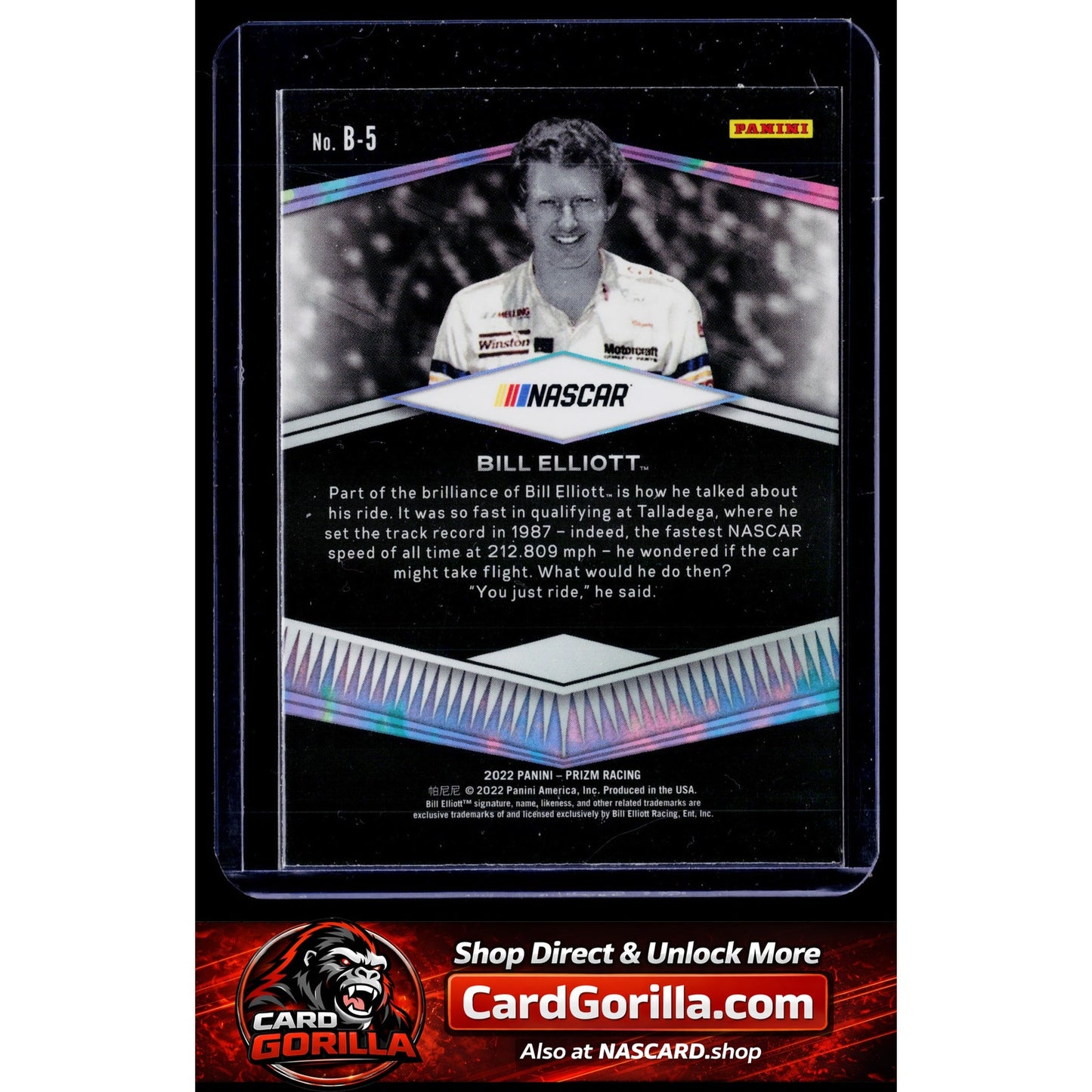 2022 Panini Prizm #B-5 Bill Elliott Brilliance