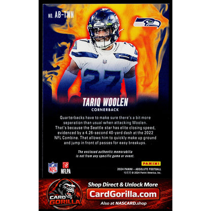 2024 Panini Absolute #AB-TWN Tariq Woolen Absolute Burners