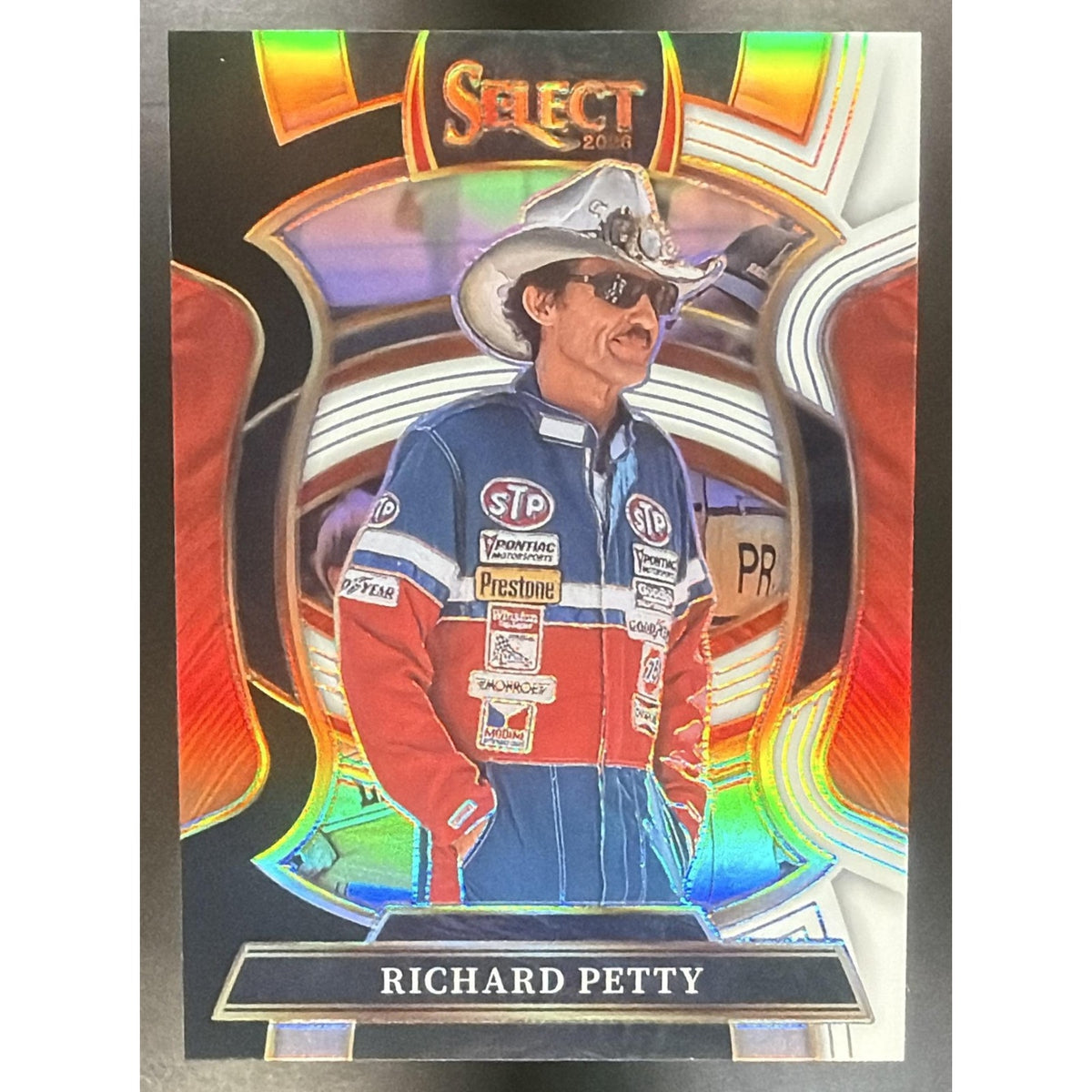 2026 Panini Select NASCAR Richard Petty Grandstand Black and White Prizms /149