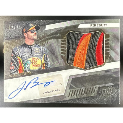 2023 Panini Prime Josh Berry #SSF-JB Souvenir Signatures Firesuits 2/25 MEM Auto