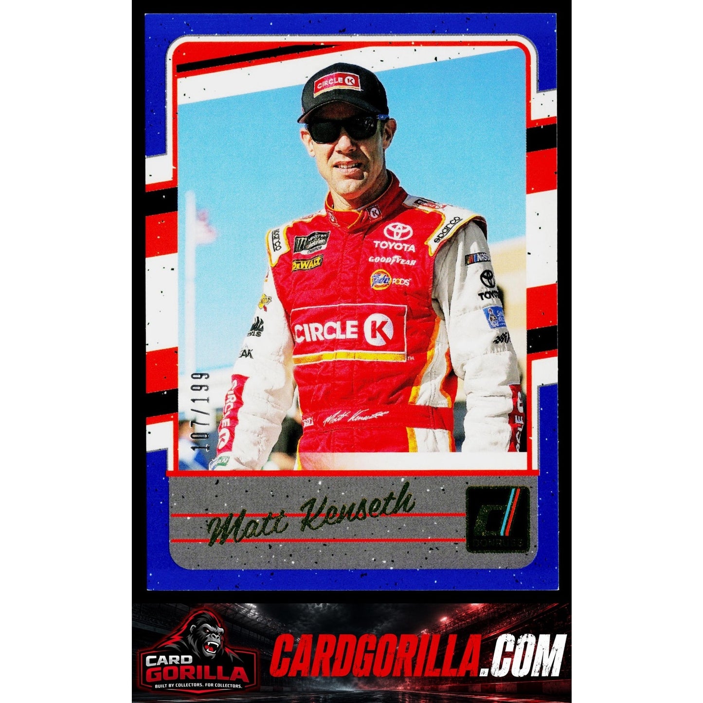 2026 Donruss #123 Matt Kenseth Blue #/199