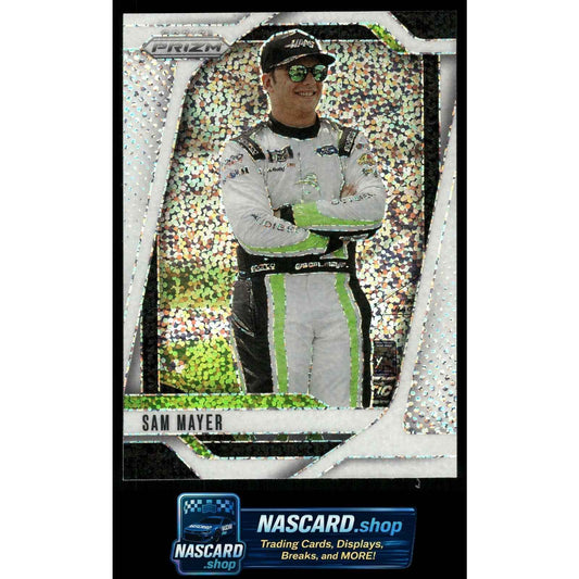 2025 Panini Prizm #69 Sam Mayer White Sparkle