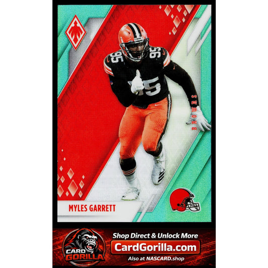 2021 Panini Phoenix #28 Myles Garrett Teal #/150