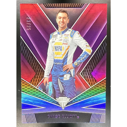 2023 Panini Chronicles Chase Elliott #4 Titanium Purple 23/25