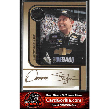 2005 Press Pass #NNO Dennis Setzer Signings Gold #/50