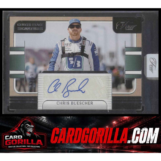 2025 Panini Turn Four #CSS-CBR Chris Buescher Center Stage Signatures #/99