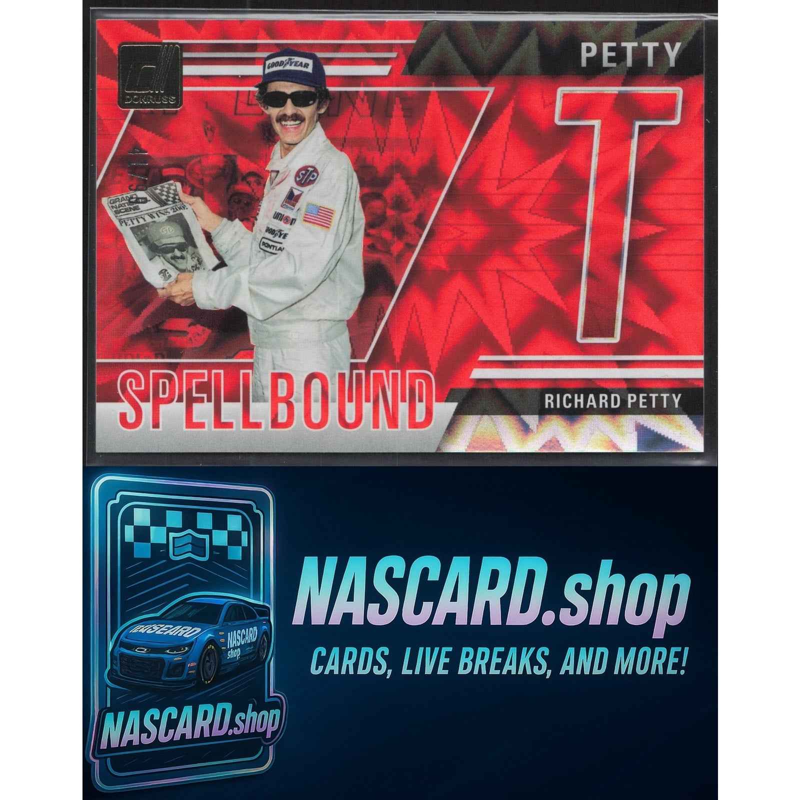 2025 Donruss #23 Richard Petty Spellbound Red Xplosion #/99