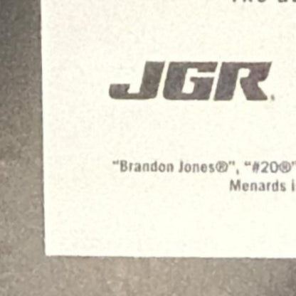 2026 Panini Donruss NASCAR Racing Brandon Jones #8 Dialed In Auto Blue Ice