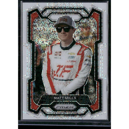 2024 Panini Prizm #74 Matt Mills White Sparkle - NASCARD.shop